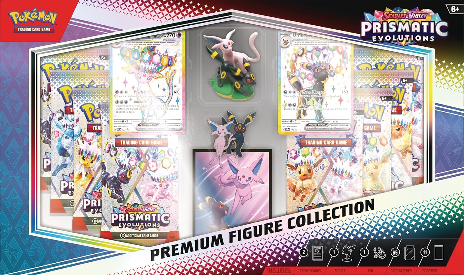 Pokémon Scarlet And Violet Prismatic Evolutions Premium figure Collection - WiredVillage Games - The Pokémon Company